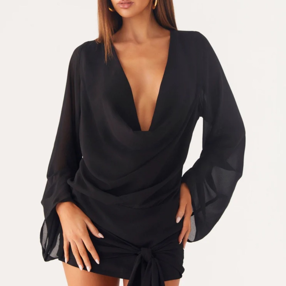 Peppermayo Black Mini Dress